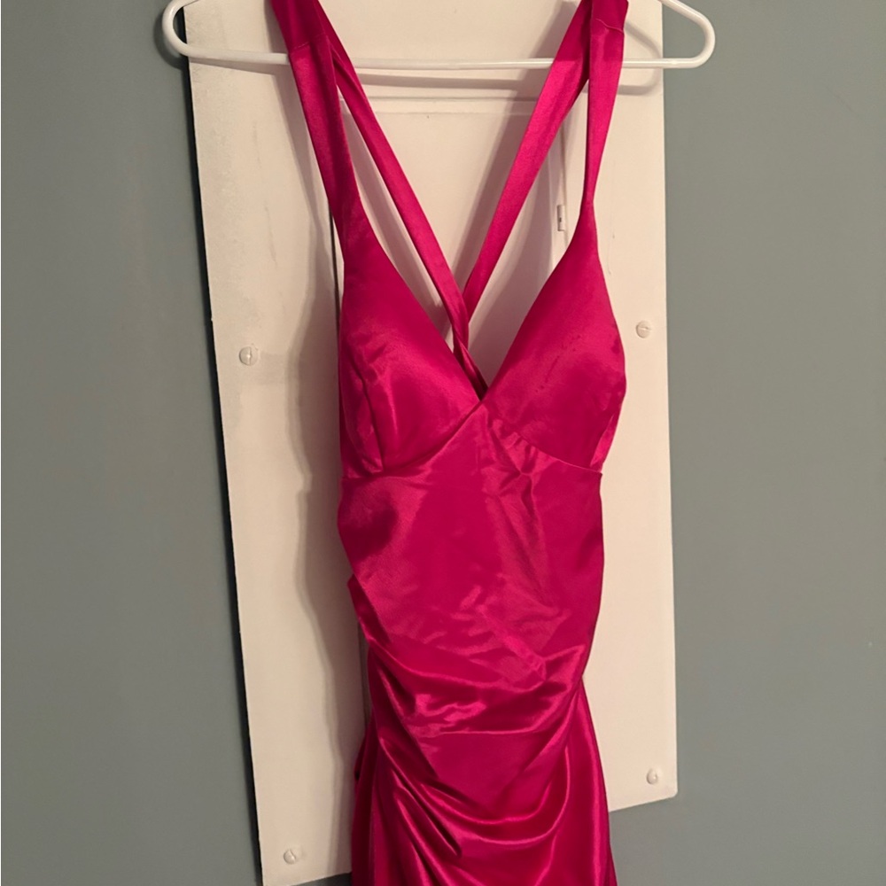 Macy's Vibrant Fuchsia Mini Dress